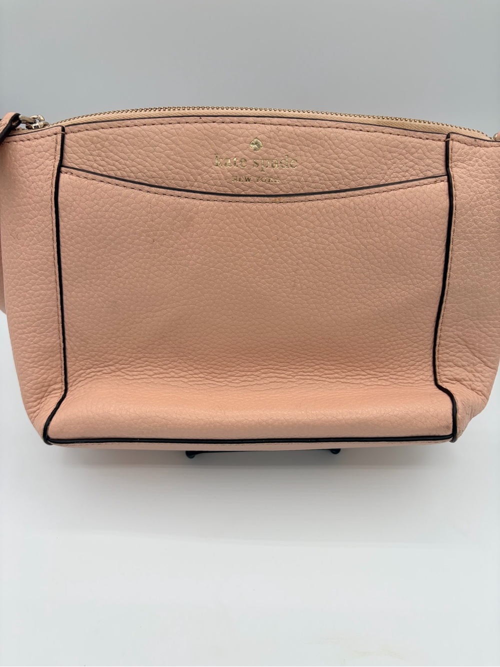 Kate Spade Monica small Crossbody pimple leather pink T Rose